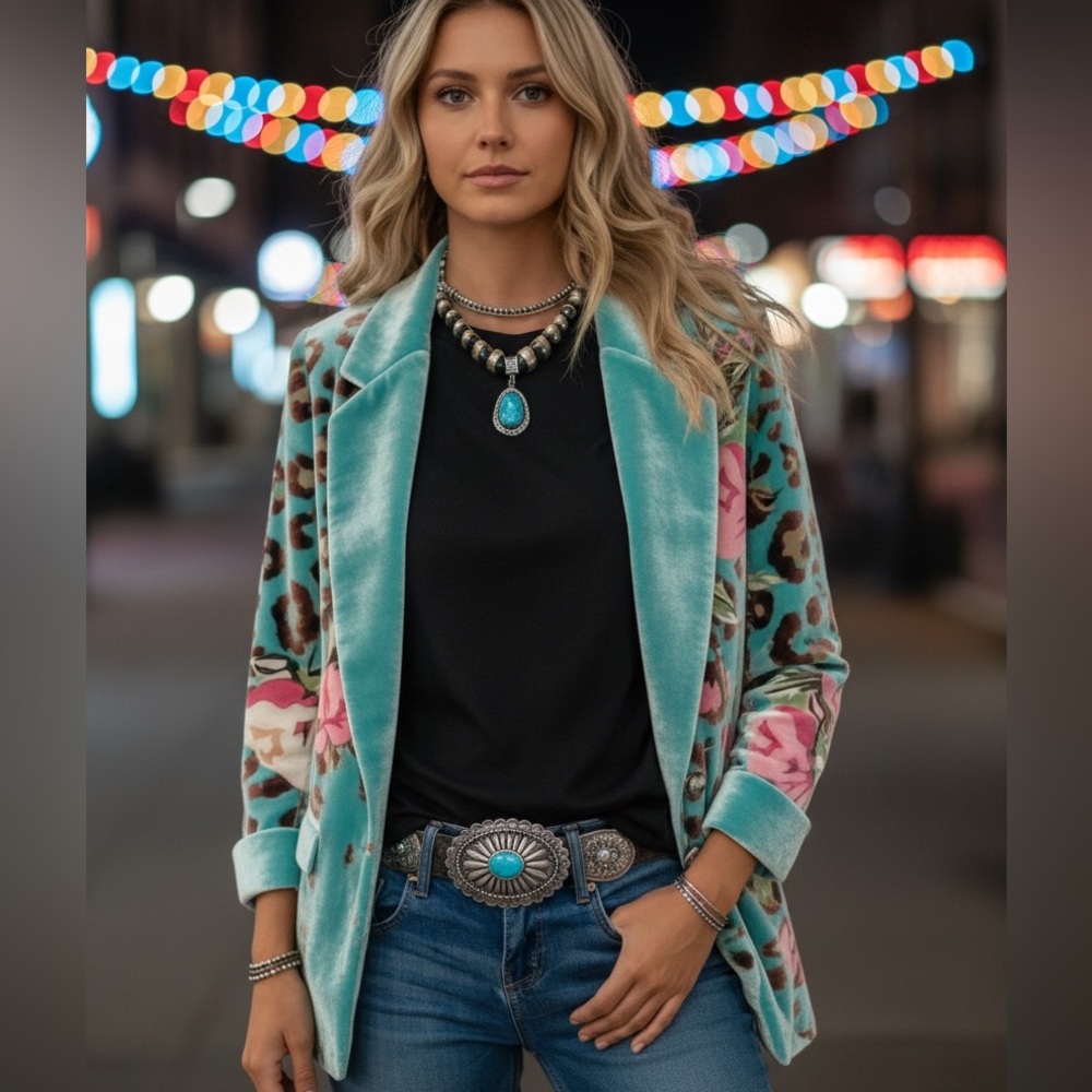 Floral Women's Blazer